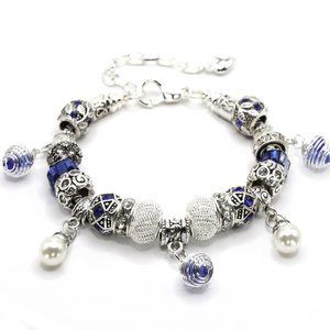European Charm Bracelet - True Blue (0790)
